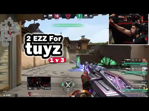 Tuyz Made fnatic lose the match  #Fnatic #Loud #valorantchampions