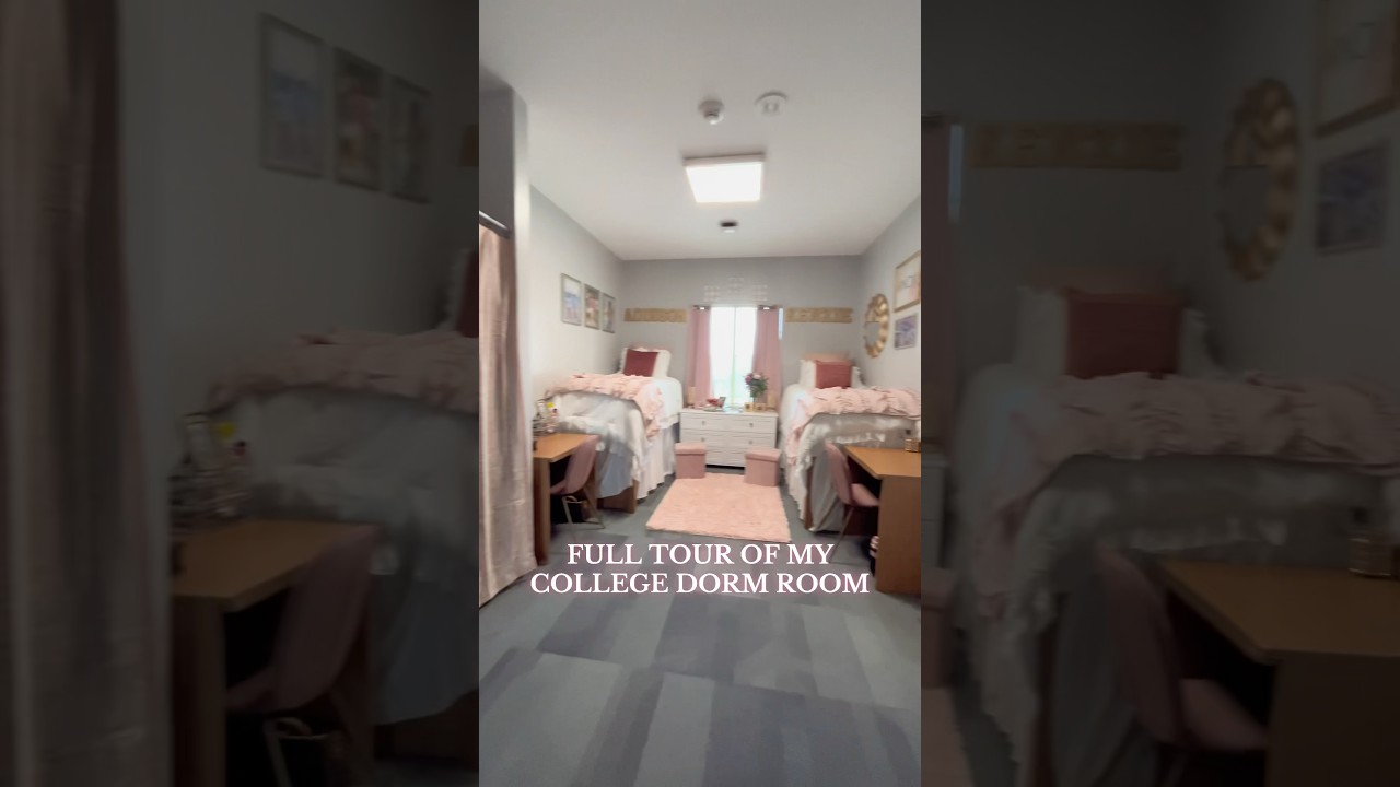 my freshman college dorm room tour! ✨#college #dormroom #dorm #collegedorm #dormlife #dormtour