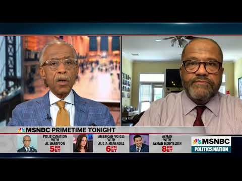 Rep. Troy Carter with Reverend Al Sharpton on PoliticsNation