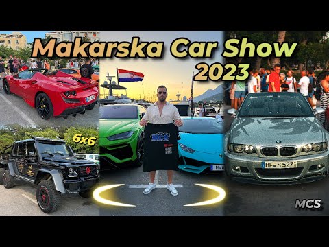 Makarska Car Show 2023 🌴 | Ferrari, Porsche, Lamborghini, etc.
