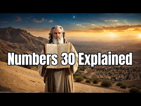 Numbers Chapter 30 Explained (The Mystery Of Ancient Vows)