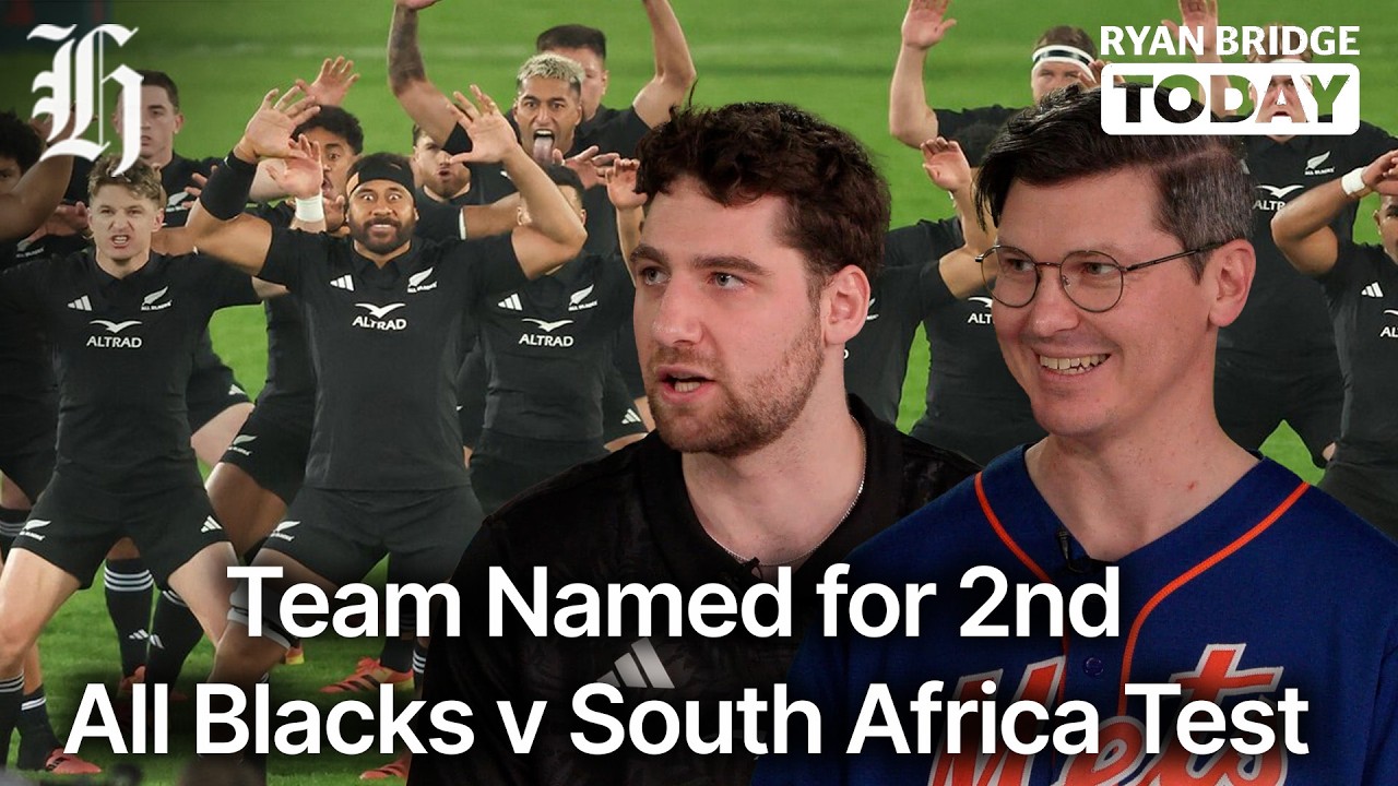 Sport Panel: Team named for 2nd All Blacks v South Africa test | Ryan Bridge TODAY