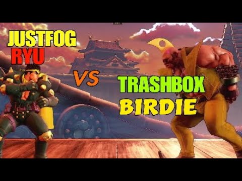 SFV AE(S4)~TRASHBOX BIRDIE (#1 RANK) Vs JUSTFOG (RYU)-Great Set![FUJI Ryu Better than DAIGO!!]