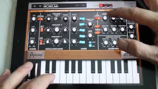 Video thumbnail for iPad Music App: Arturia iMini by Synth Universe