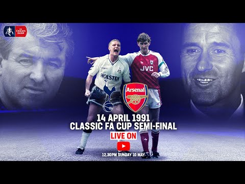 Tottenham Hotspur 3-1 Arsenal | Full Match | Emirates FA Cup Classic | FA Cup 1990/91
