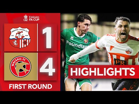 The Saddlers End Sheppey's Cup Run! | Sheppey United 1-4 Walsall | Emirates FA Cup 2023-24