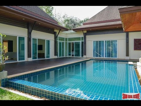 Three Bedroom Pool Villa for Rent with Large Garden near BIS in Koh Kaew