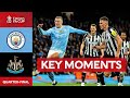 Manchester City v Newcastle United | Key Moments | Quarter-final | Emirates FA Cup 2023-24
