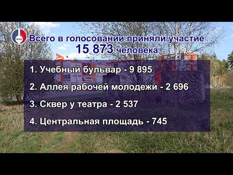 Свердловская область — лидер голосования за благоустройство. В Новоуральске выбрали Учебный бульвар