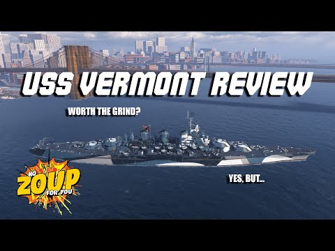 USS Vermont Review - World of Warships