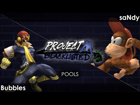 Blacklisted 3 Pools PKK | GLO | Bubbles (Falcon) vs. SMT | saNdy (Diddy Kong)