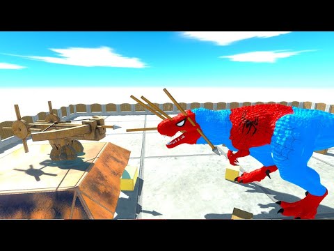 DEADLY BALLISTA vs ALL DINOSAURS  - Animal Revolt Battle Simulator ARBS