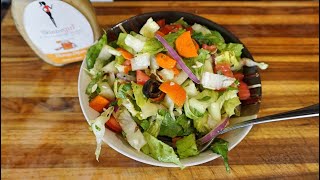 No Oil Vegan Salad  - weight loss recipe - healthy recipe channel - cook with me