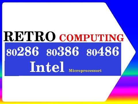 Fare Retrocomputing con computer 80286 80386 80486