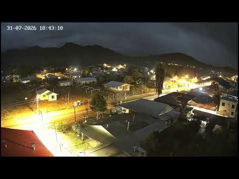 En Vivo / Live: Huequén, Curepto – Panoramic View from Firefighters Camera