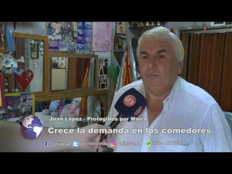 Crece la demanda en los comedores solidarios.