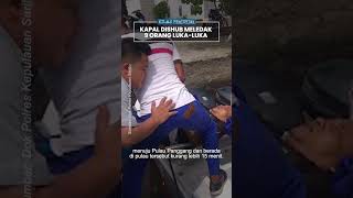 Kilas Peristiwa: Meledaknya Kapal Dishub di Kepulauan Seribu, 9 Orang Luka-luka