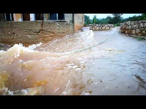 Sutomišćica - poplava 11.09.2017.