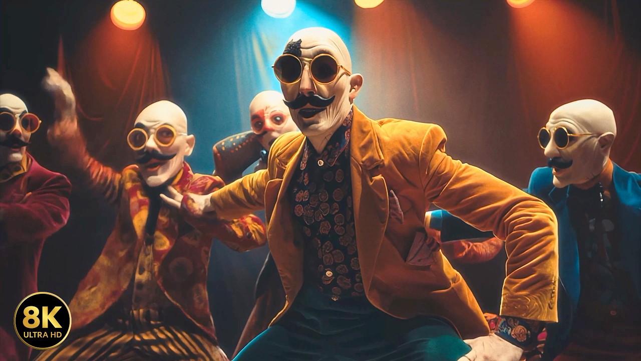 Glow in the Rhythm ✨ Electro Swing Dance | AI Music Video (8K)