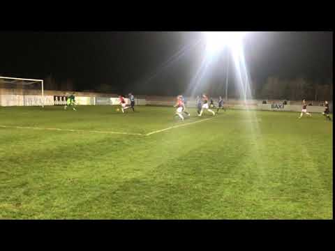 Kettering Town's Rhys Hoenes Opens the Scoring