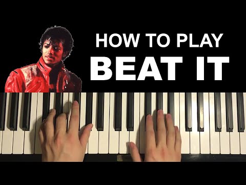 Michael Jackson - Beat It (Piano Tutorial Lesson)