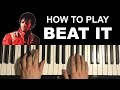 Michael Jackson Beat It Piano Tutorial Lesson