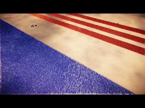 400,000 Mongolian Soldiers Vs 50,000 Roman Generals | Ultimate Epic Battle Simulator 2 | UEBS2