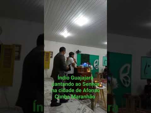 Índio Guajajara cantando em Afonso Cunha Maranhão