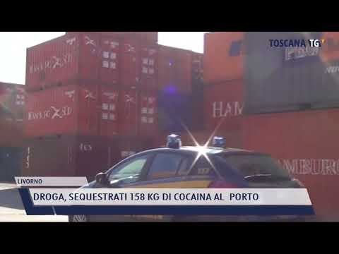 2022-03-11 LIVORNO - DROGA, SEQUESTRATI 158 KG DI COCAINA AL  PORTO