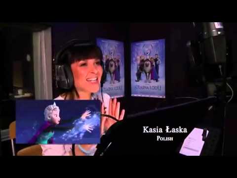 Kasia Łaska singing let it go in Polish