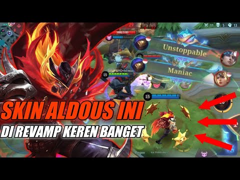 SKIN ALDOUS ANIMASI BARU LANGSUNG BANTAI MUSUH!!!500STACK 1 KALI HIT AUTO SAVAGE!!!