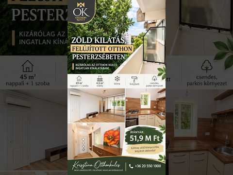 Eladó panellakás, Budapest, XX. kerület 1+1 szoba 45 m² 51.9 M Ft