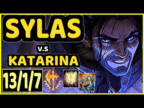 CUDEN (SYLAS) vs KATARINA - 13/1/7 KDA TOP GAMEPLAY - OC Ranked MASTER