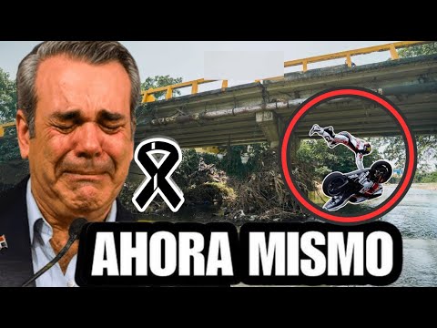 RIGHT NOW! Tragedy in Santo Domingo 😭 Accident Throws Motorcyclist from Bridge into River!