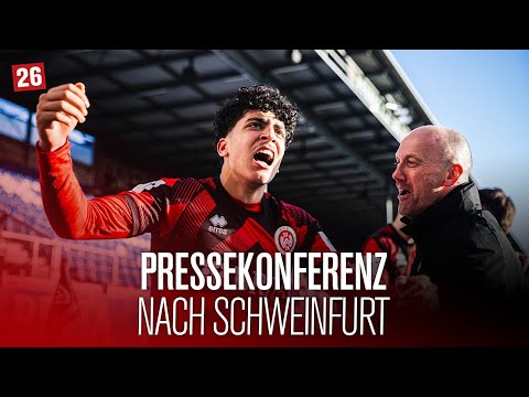 PRESS CONFERENCE after SV Wehen Wiesbaden vs. 1. FC Schweinfurt 05 | 3rd League | Matchday 23