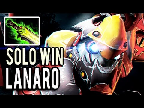 Clockwerk Killer 31 Kills Carry Solo Win with Noob Team by Lanaro 8K MMR Intense Game Dota 2