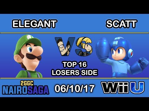 2GGC: Nairo Saga - BSD | Elegant (Luigi) Vs. MVG | ScAtt (Mega Man) - Top 16 Losers Side