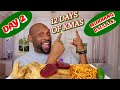 FRIED CHICKEN DRESSING SPAGHETTI SOULFOOD MUKBANG 먹방 12 DAYS OF XMAS W THE MUKBANG B U L L S