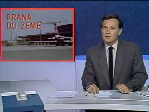 Letiště Praha Ruzyně - situace v červnu 1988 (reportáž ČST)