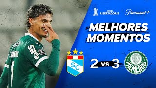 SPORTING CRISTAL 2 X 3 PALMEIRAS - CONMEBOL LIBERTADORES 2025 | Paramount Plus Brasil