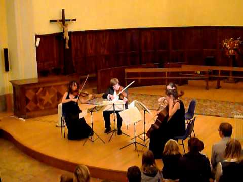 Extrait d'un concert du quatuor à cordes Castalian String Quartet - Mendelssohn
