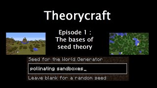 Theorycraft about seeds and speedrunning, part 1 : the bases of seed theory (late 42 sub special)