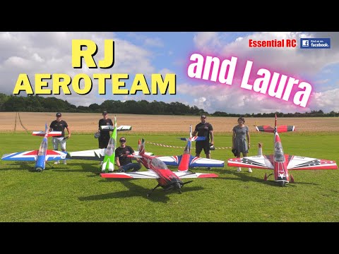 CRAZY FORMATION AEROBATICS ! RJ Aeroteam and Laura | 3D FLIGHT | Popham Model Show 2021