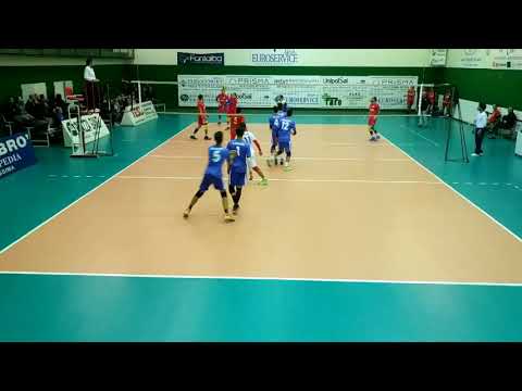Mondo Volley Messina   Ecoplast Volley Gela - Punto secondo tocco Grimaldi