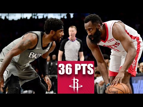 James Harden lights up Brooklyn for 36 points in Rockets-Nets showdown | 2019-20 NBA Highlights