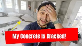 Prepare Concrete Floor For Floating Flooring | Grind & Repair Concrete Cracks |My Fixer Upper EP 15