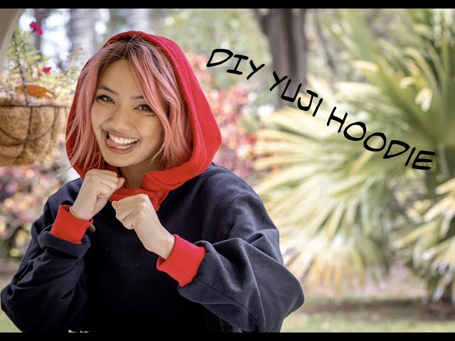 Vídeo relacionado con MEADOO Sudadera con capucha de anime JJK para cosplay Jujutsu Yuuji, unisex, 3D, suéter con capucha (L, negro)