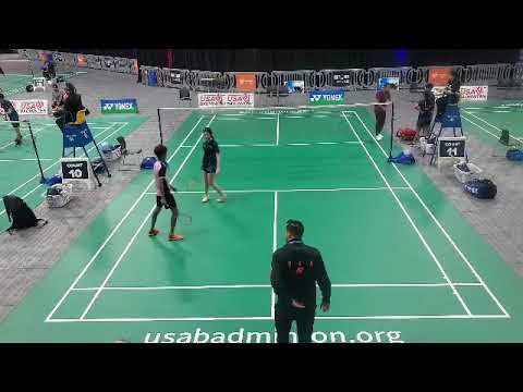 2023 JN U17 XD R1 YN Kameran vs Charvi Nishchith Game2