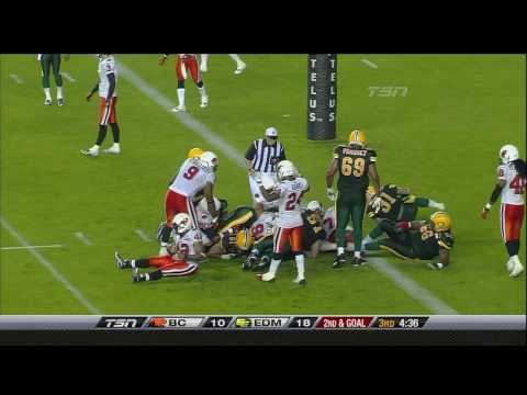 CFL B.C. 25, Edmonton 28 - July 30, 2010