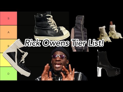 Rick Owens Tier List – The BEST & WORST Pieces Ranked!